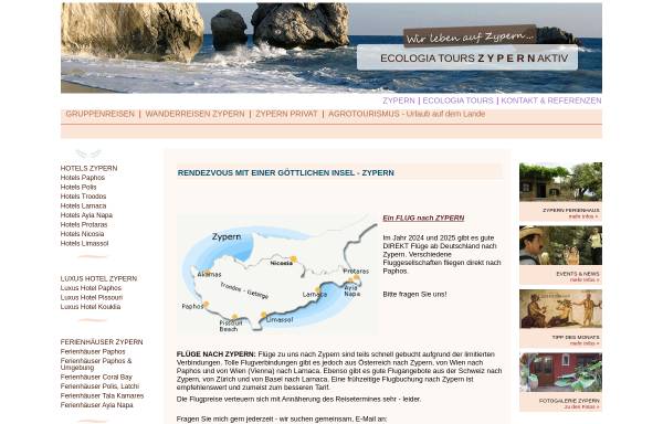 Vorschau von www.wandern-zypern.de, Ecologia Tours [CY-8047 Ktima Pafos]