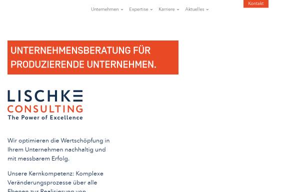 Vorschau von www.lischke.com, Lischke Consulting GmbH