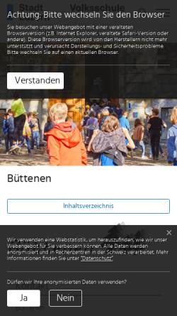Vorschau der mobilen Webseite buettenen.vsluzern.ch, Schulhaus Büttenen
