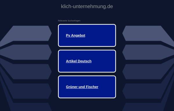 Vorschau von www.klich-unternehmung.de, Klich Unternehmung