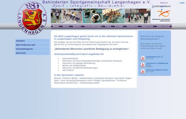 BSG, Behinderten Sportgemeinschaft Langenhagen e.V.