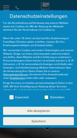 Vorschau der mobilen Webseite www.gilde-heimbau.de, Gilde Heimbau Wohnungsbaugesellschaft mbH