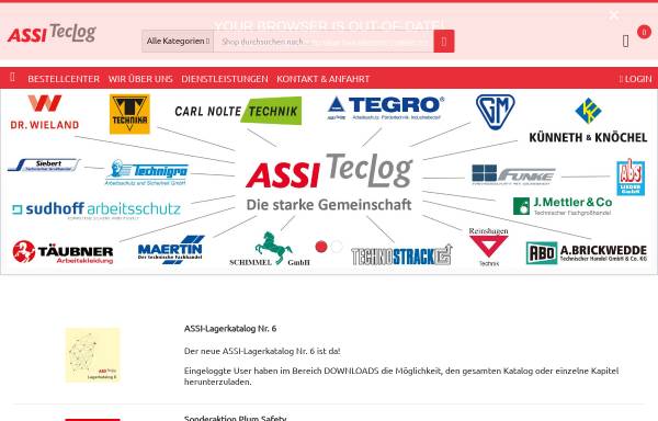 Vorschau von www.assi-teclog.de, Assi TecLog AG