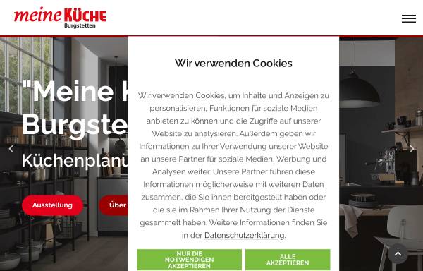 Vorschau von www.meinekueche.info, meine Küche - Küchen und Hausgeräte