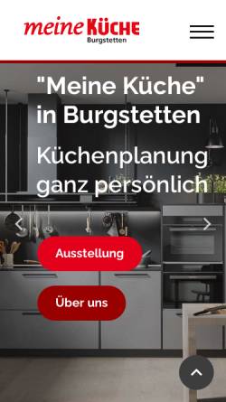 Vorschau der mobilen Webseite www.meinekueche.info, meine Küche - Küchen und Hausgeräte