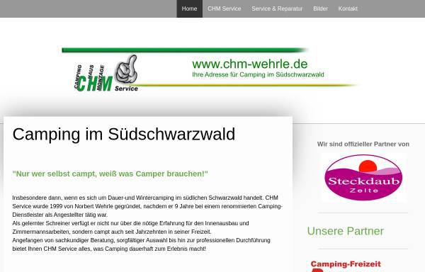 Vorschau von www.chm-wehrle.de, Camping-Service Norbert Wehrle