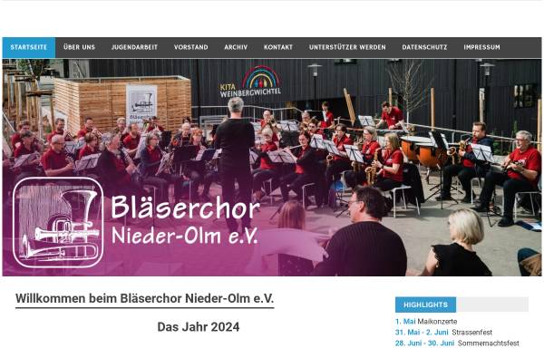Vorschau von www.blaeserchor-nieder-olm.de, Bläserchor Nieder-Olm