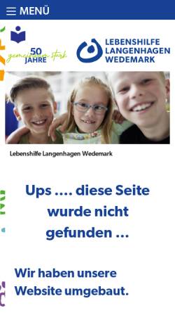 Vorschau der mobilen Webseite www.gba-langenhagen.de, Stiftung Lindenhof Langenhagen