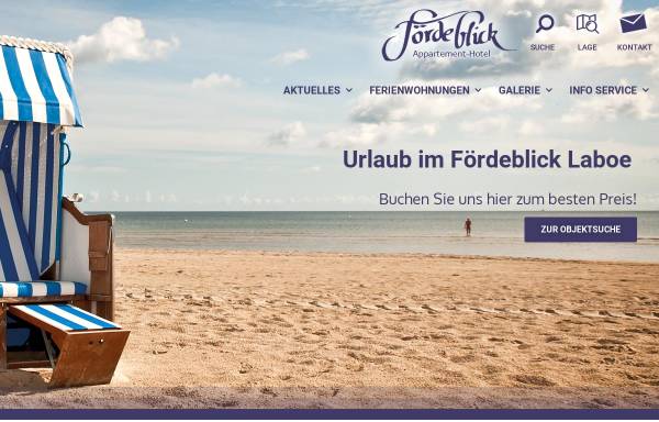 Vorschau von www.foerdeblick.de, Hotelgesellschaft (GbR) Fördeblick