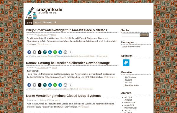 Vorschau von crazyinfo.de, crazyinfo.de