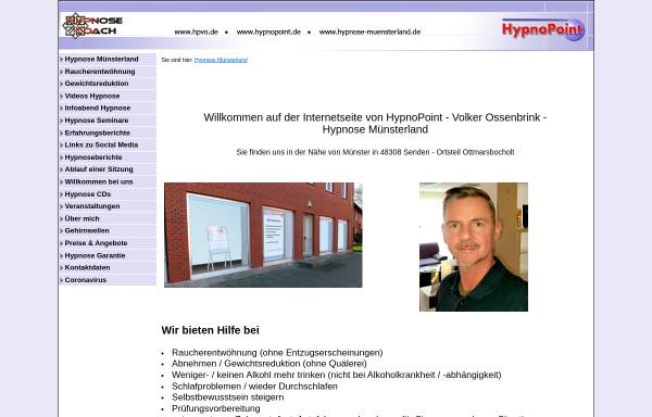 Vorschau von www.hypnose-muensterland.de, Volker Ossenbrink
