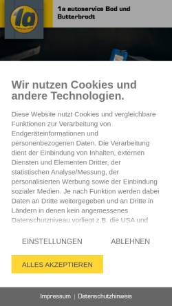Vorschau der mobilen Webseite bod-butterbrodt.go1a.de, Bod und Butterbrodt GmbH