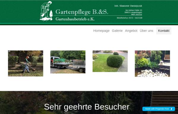 Vorschau von www.gartenpflege-bs.de, Gartenpflege B & S