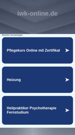 Vorschau der mobilen Webseite www.iwk-online.de, Bakunin, Marx und George Sand