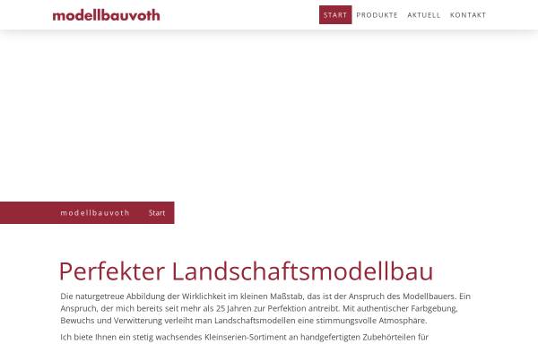 Vorschau von www.modellbauvoth.de, Modellbau Nikolaus Voth