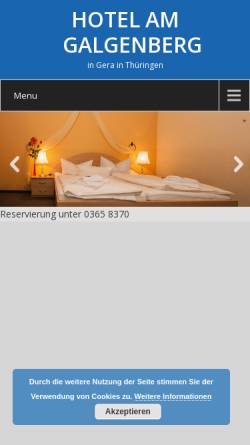 Vorschau der mobilen Webseite www.hotel-galgenberg.de, Hotel Restaurant am Galgenberg