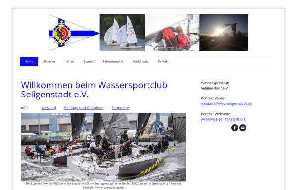 Vorschau von www.wss-seligenstadt.de, Wassersportclub Seligenstadt e. V.
