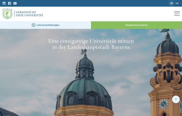 Vorschau von www.ufu-muenchen.de, Universitas Libera Ukrainensis