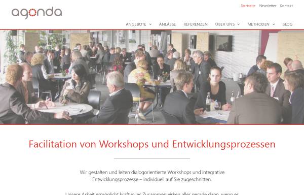 Vorschau von agonda.de, Agonda - Moderation, Facilitation, Coaching