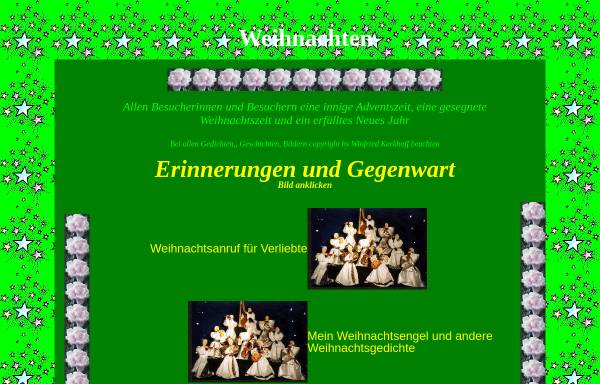 Vorschau von www.rose2000.de, Erika Kerkhoff-Weihnachtsseite by Winfried Kerkhoff