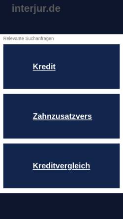 Vorschau der mobilen Webseite www.interjur.de, Riehn, Hartmut