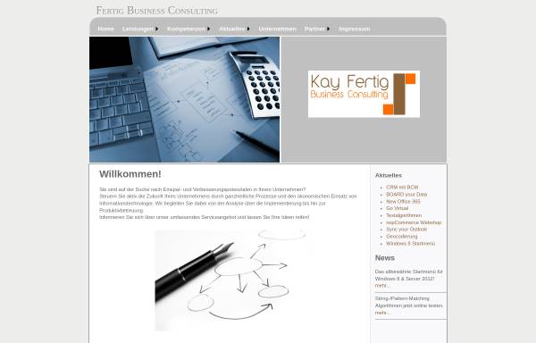 Vorschau von www.fertig-online.com, Fertig Business Consulting