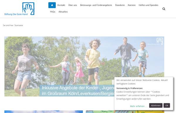 Vorschau von www.die-gute-hand.de, Förderschule 'Die Gute Hand'