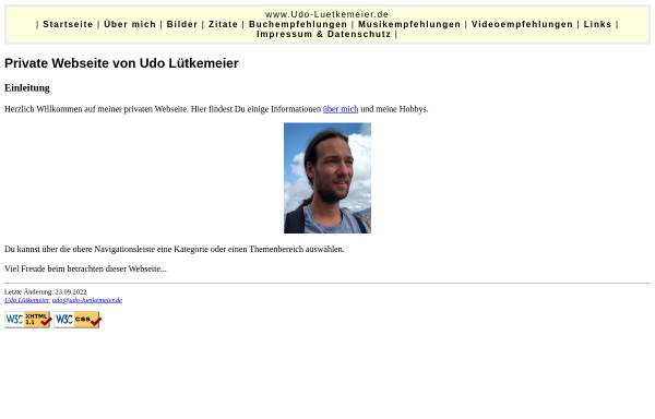 Vorschau von www.udo-luetkemeier.de, Lütkemeier, Udo