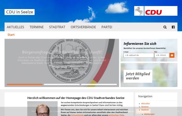 Vorschau von cdu-seelze.com, CDU Stadtverband Seelze