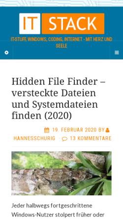 Vorschau der mobilen Webseite hannes-schurig.de, IMA - Informationen Mal Anders