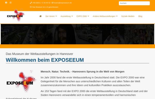 Vorschau von expo2000.de, Exposeeum e.V