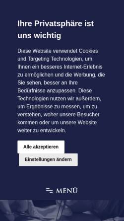 Vorschau der mobilen Webseite www.chirfor.at, Österreichische Gesellschaft für Chirurgische Forschung