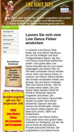 Vorschau der mobilen Webseite www.linedancevideo.de, Videowai Filmproduktionen, Willi Ahlhelm