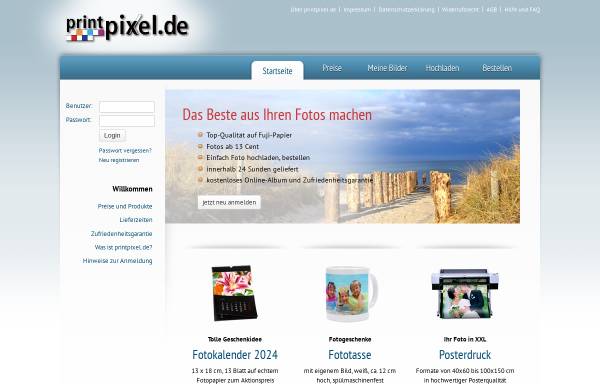 Vorschau von www.printpixel.de, PrintPixel.de GmbH