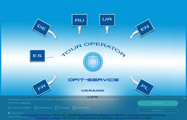 Vorschau von www.ofit-travel.com.ua, Ofit Travel Service