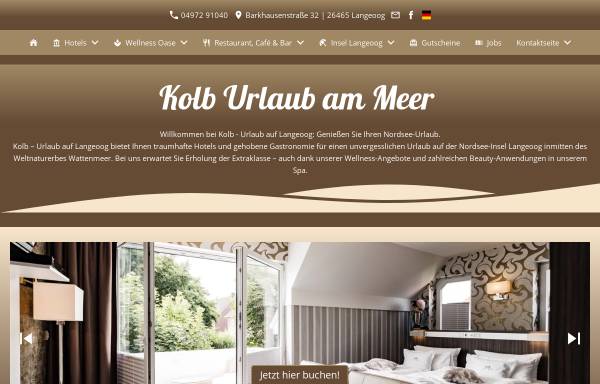 Vorschau von www.hotel-kolb.de, Hotel Kolb und Inselchalets