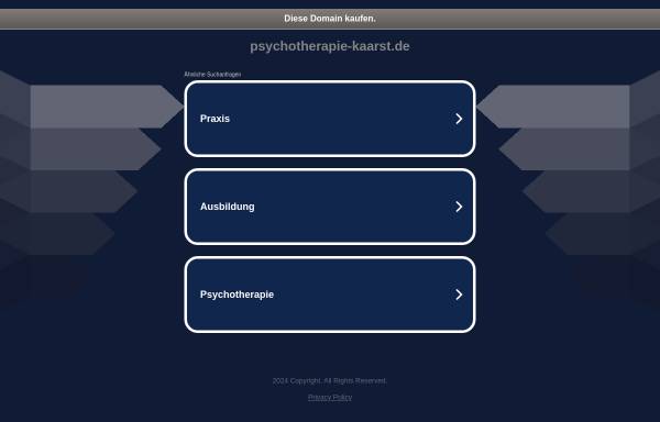 Vorschau von www.psychotherapie-kaarst.de, Praxis für Psychotherapie und Mediation