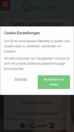 Vorschau der mobilen Webseite www.date-seiten.de, date-seiten.de