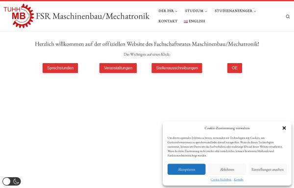 Vorschau von mb-tuhh.de, Fachschaftsrat Maschinenbau (FSR-MB)