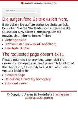 Vorschau der mobilen Webseite www.philosophie.uni-hd.de, Vereinigung zur Förderung des Studiums der Hegelschen Philosophie