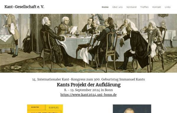 Vorschau von www.kant-gesellschaft.de, Kant-Gesellschaft e.V.
