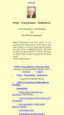 Vorschau der mobilen Webseite www.arthur-schopenhauer-studienkreis.de, Arthur-Schopenhauer-Studienkreis