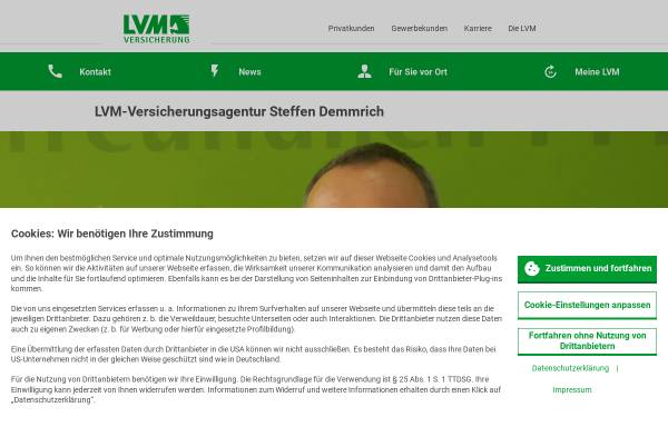 Vorschau von demmrich.lvm.de, LVM-Servicebüro Steffen Demmrich