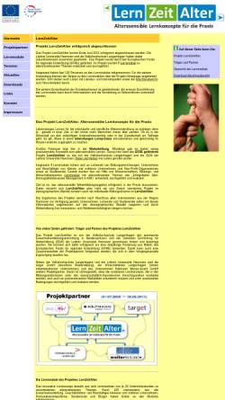 Vorschau der mobilen Webseite www.lernzeitalter.de, LernZeitAlter - Volkshochschule Langenhagen