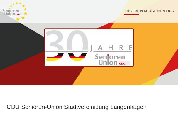 Vorschau von www.seniorenunion-cdu-langenhagen.de, Senioren-Union der CDU Langenhagen