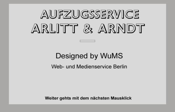 Vorschau von www.aufzugsservice-in-berlin.de, Aufzugsservice -Arlitt & Arndt GmbH