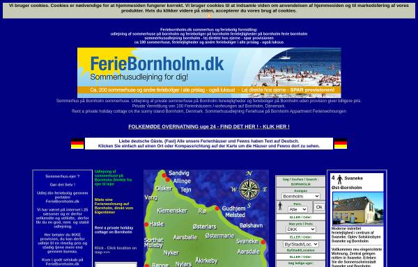 Vorschau von www.feriebornholm.dk, Rath Holm Internetservice