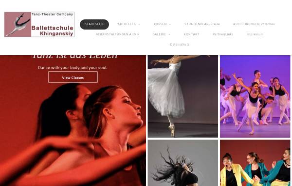 Vorschau von www.ballettschule-khinganskiy.de, Ballettschule Khinganskiy