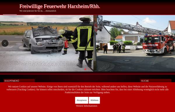 Vorschau von ff-harxheim.de, Freiwillige Feuerwehr Harxheim