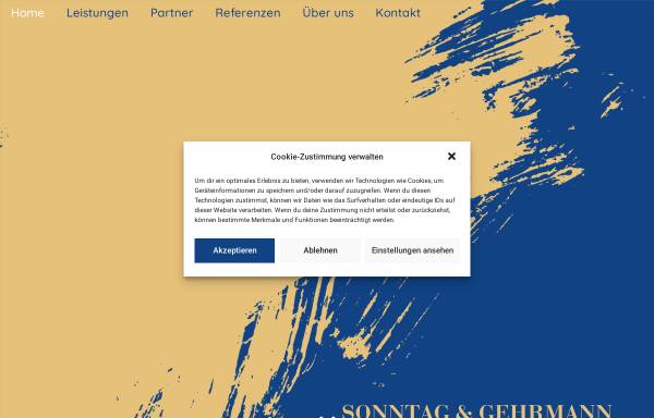 Vorschau von www.sonntag-gehrmann.de, Sonntag & Gehrmann Malereibetrieb GmbH